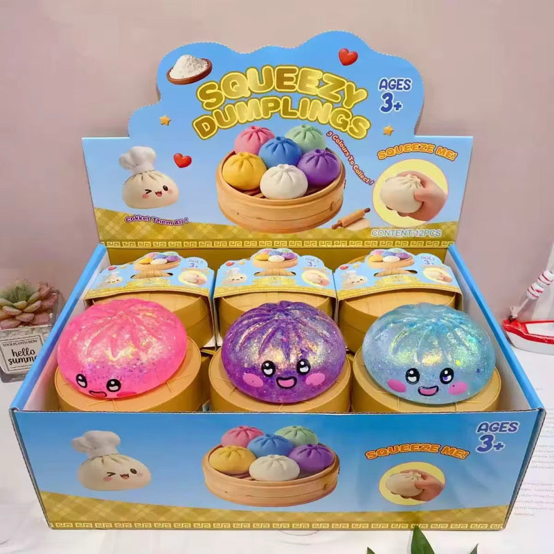 Glitter Dumpling Squish (mystery color)
